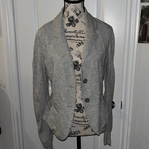 Imperial Gray Women’s Stretch Soft Blazer Jacket - Picture 2 of 5